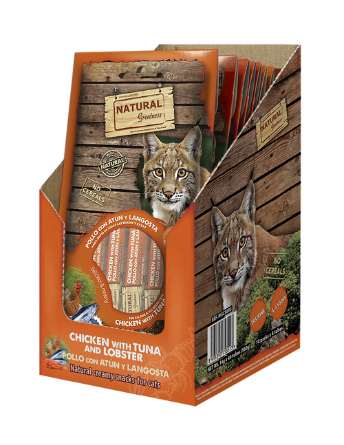 NATURAL GREATNESS Huhn-Thunfisch-Hummercreme - Unterstützung des Immunsystems, 56 g